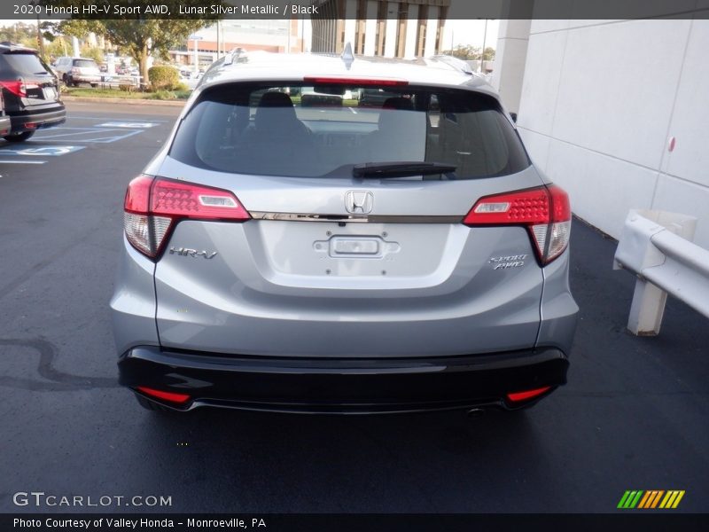 Lunar Silver Metallic / Black 2020 Honda HR-V Sport AWD