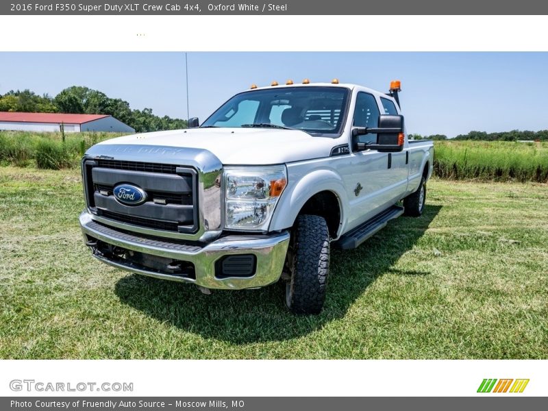 Oxford White / Steel 2016 Ford F350 Super Duty XLT Crew Cab 4x4