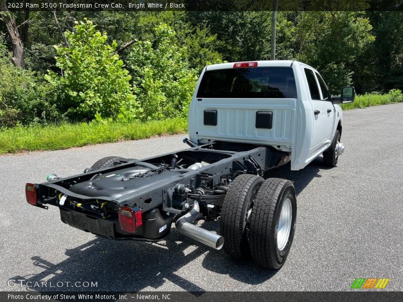 Bright White / Black 2023 Ram 3500 Tradesman Crew Cab