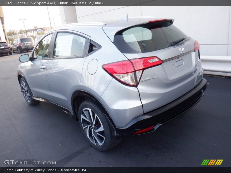 Lunar Silver Metallic / Black 2020 Honda HR-V Sport AWD