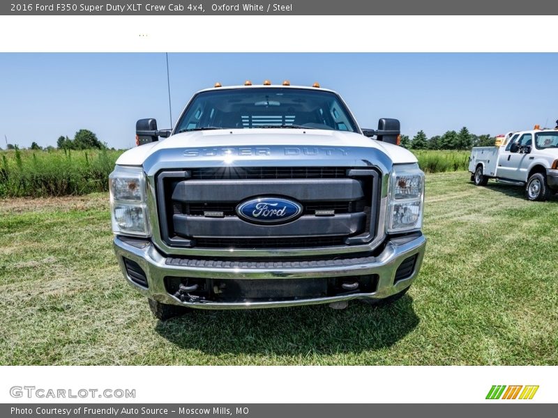 Oxford White / Steel 2016 Ford F350 Super Duty XLT Crew Cab 4x4