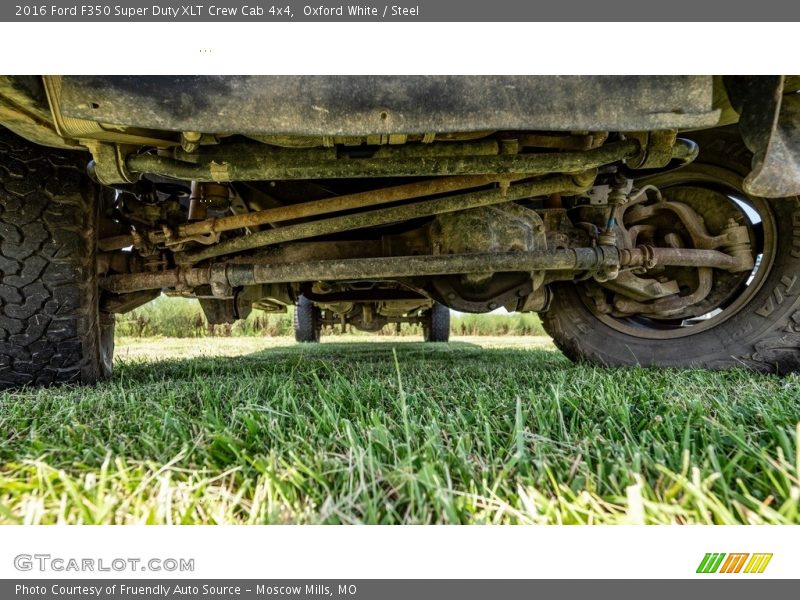 Oxford White / Steel 2016 Ford F350 Super Duty XLT Crew Cab 4x4