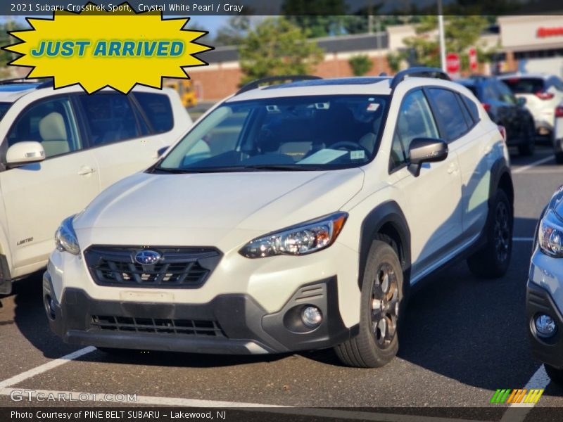 Crystal White Pearl / Gray 2021 Subaru Crosstrek Sport