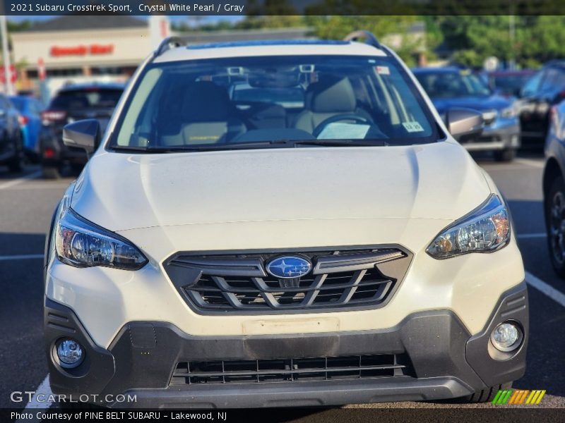 Crystal White Pearl / Gray 2021 Subaru Crosstrek Sport
