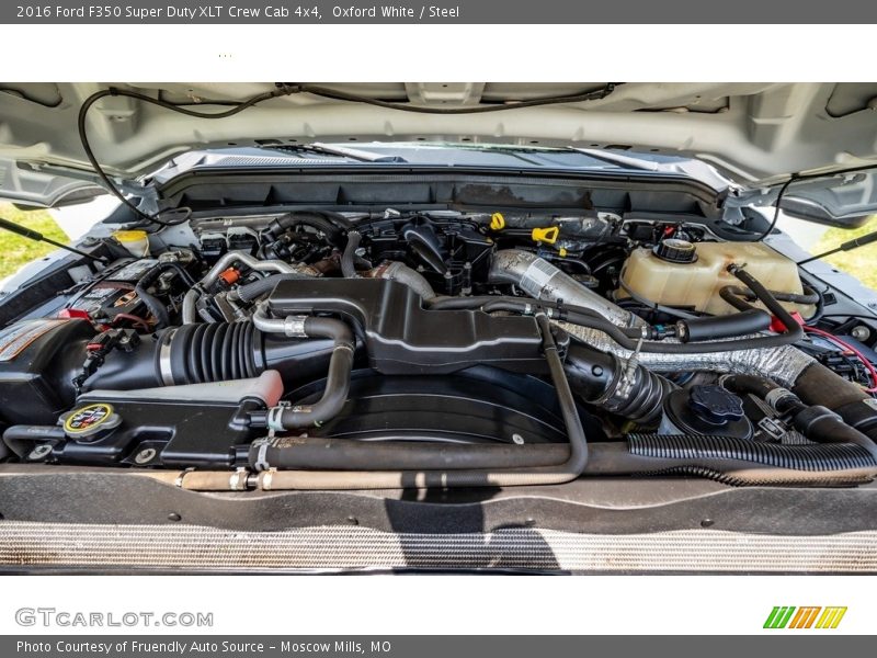 Oxford White / Steel 2016 Ford F350 Super Duty XLT Crew Cab 4x4