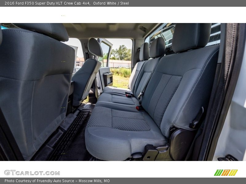 Oxford White / Steel 2016 Ford F350 Super Duty XLT Crew Cab 4x4