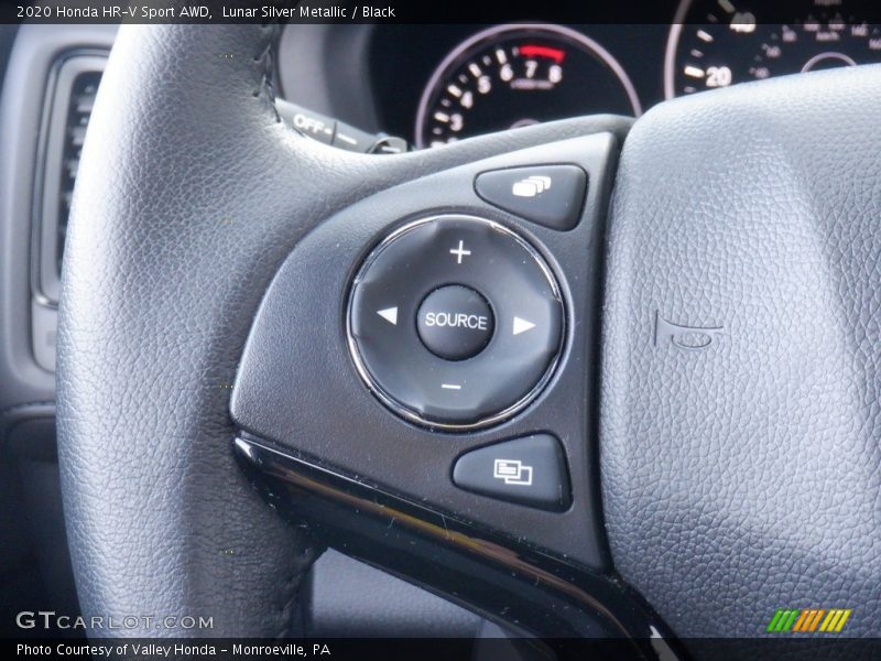 Lunar Silver Metallic / Black 2020 Honda HR-V Sport AWD