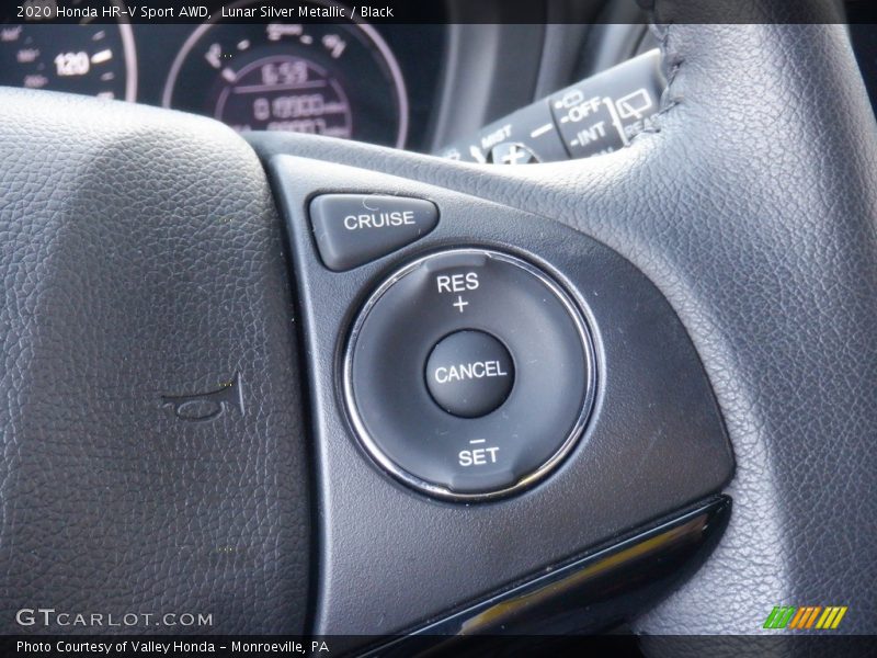 Lunar Silver Metallic / Black 2020 Honda HR-V Sport AWD