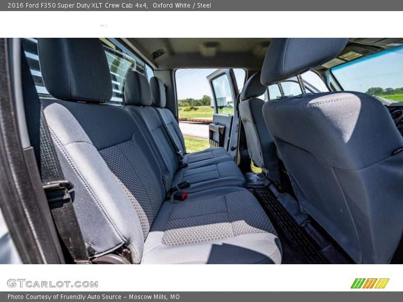 Oxford White / Steel 2016 Ford F350 Super Duty XLT Crew Cab 4x4