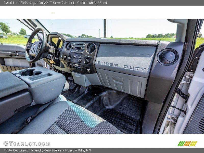 Oxford White / Steel 2016 Ford F350 Super Duty XLT Crew Cab 4x4