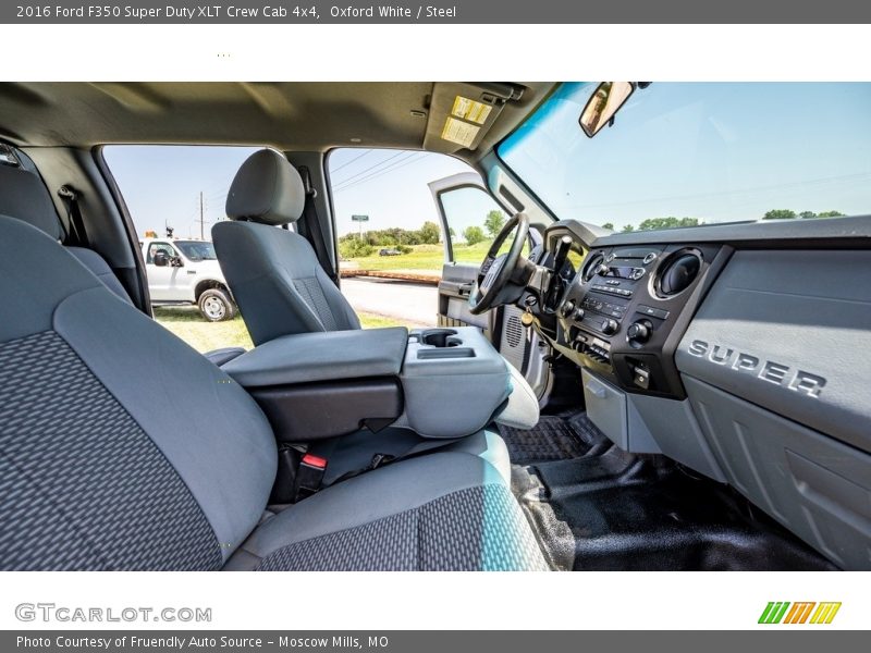 Oxford White / Steel 2016 Ford F350 Super Duty XLT Crew Cab 4x4