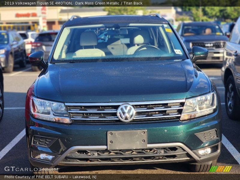 Dark Moss Green Metallic / Titan Black 2019 Volkswagen Tiguan SE 4MOTION