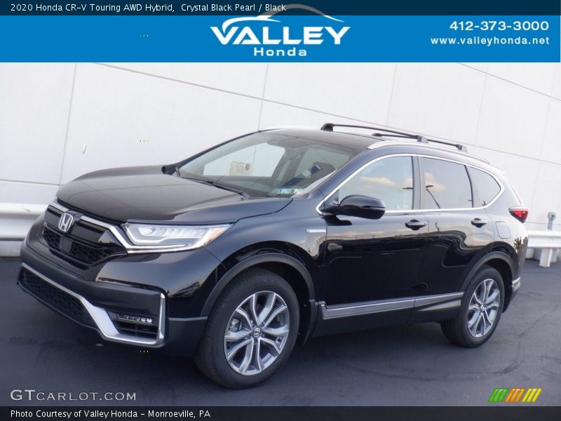 Crystal Black Pearl / Black 2020 Honda CR-V Touring AWD Hybrid