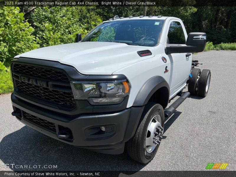 Bright White / Diesel Gray/Black 2023 Ram 4500 Tradesman Regular Cab 4x4 Chassis