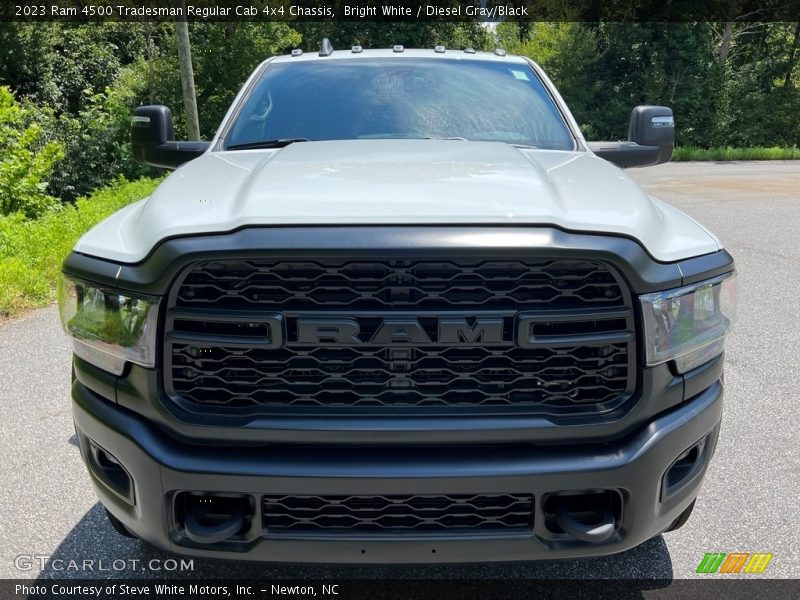 Bright White / Diesel Gray/Black 2023 Ram 4500 Tradesman Regular Cab 4x4 Chassis