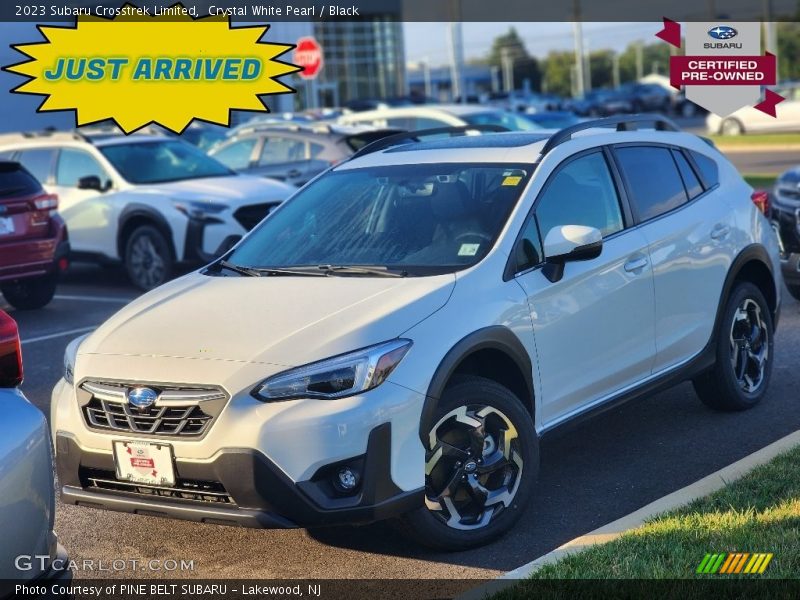 Crystal White Pearl / Black 2023 Subaru Crosstrek Limited