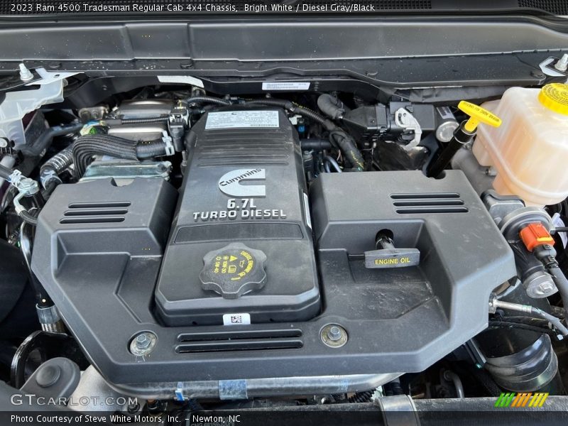  2023 4500 Tradesman Regular Cab 4x4 Chassis Engine - 6.7 Liter OHV 24-Valve Cummins Turbo-Diesel Inline 6 Cylinder