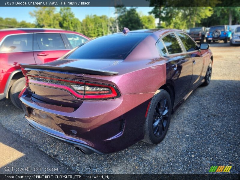 Hellraisin / Black 2020 Dodge Charger GT AWD