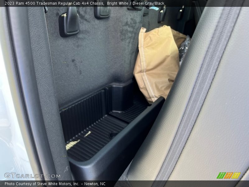 Rear Seat of 2023 4500 Tradesman Regular Cab 4x4 Chassis