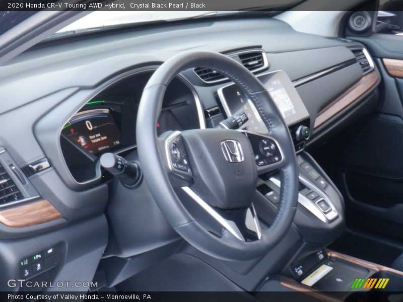 Dashboard of 2020 CR-V Touring AWD Hybrid