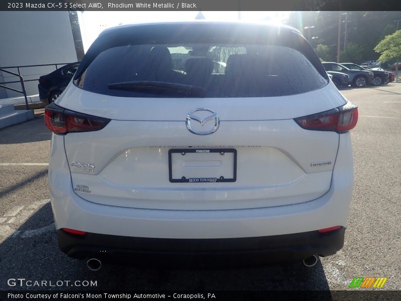 Rhodium White Metallic / Black 2023 Mazda CX-5 S Select AWD