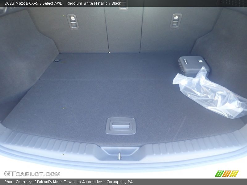 Rhodium White Metallic / Black 2023 Mazda CX-5 S Select AWD