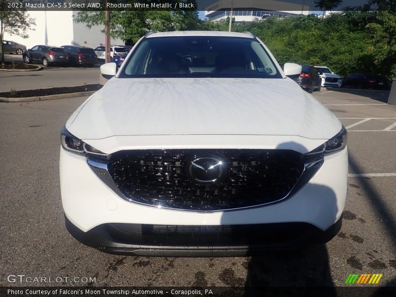 Rhodium White Metallic / Black 2023 Mazda CX-5 S Select AWD