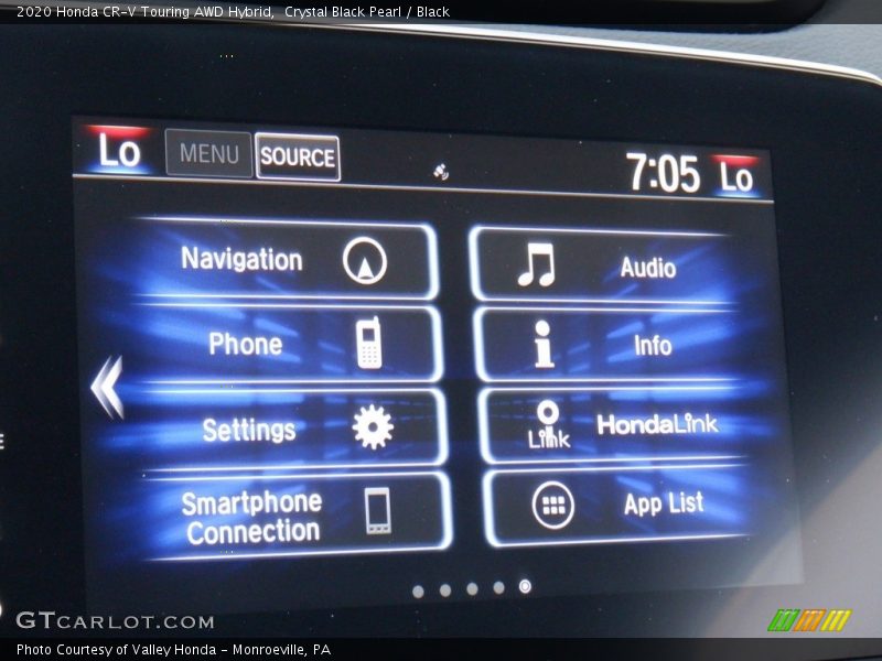 Crystal Black Pearl / Black 2020 Honda CR-V Touring AWD Hybrid
