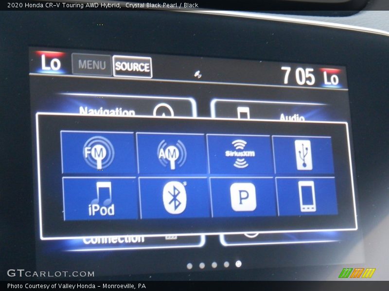 Crystal Black Pearl / Black 2020 Honda CR-V Touring AWD Hybrid