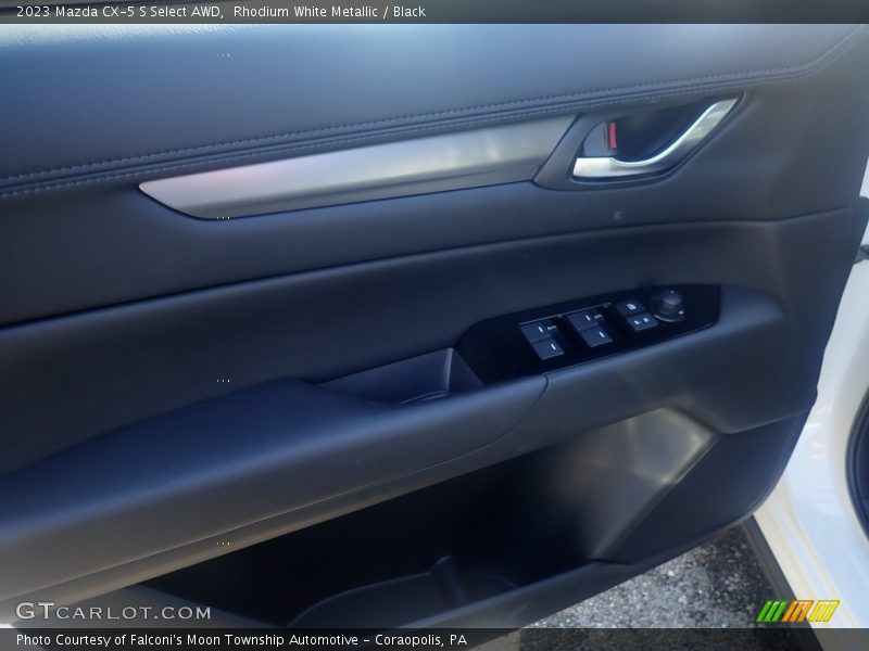 Rhodium White Metallic / Black 2023 Mazda CX-5 S Select AWD