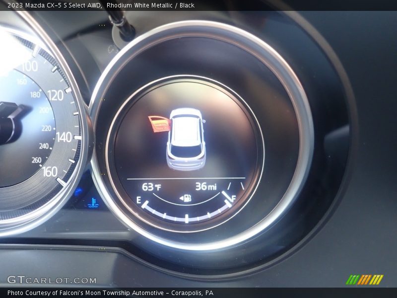 Rhodium White Metallic / Black 2023 Mazda CX-5 S Select AWD