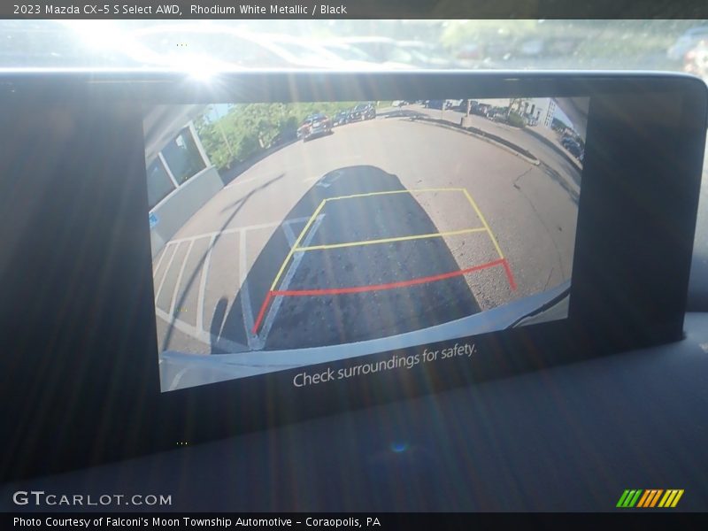 Rhodium White Metallic / Black 2023 Mazda CX-5 S Select AWD