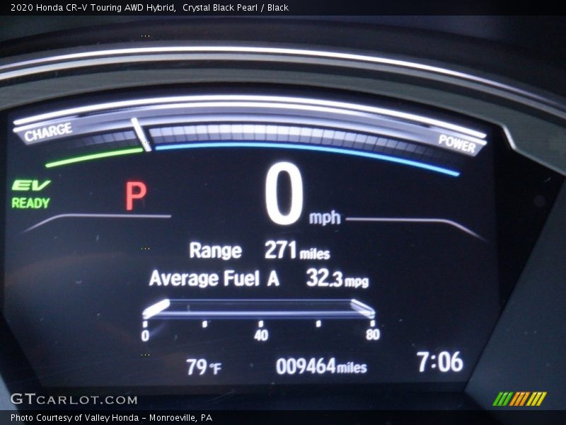 Crystal Black Pearl / Black 2020 Honda CR-V Touring AWD Hybrid