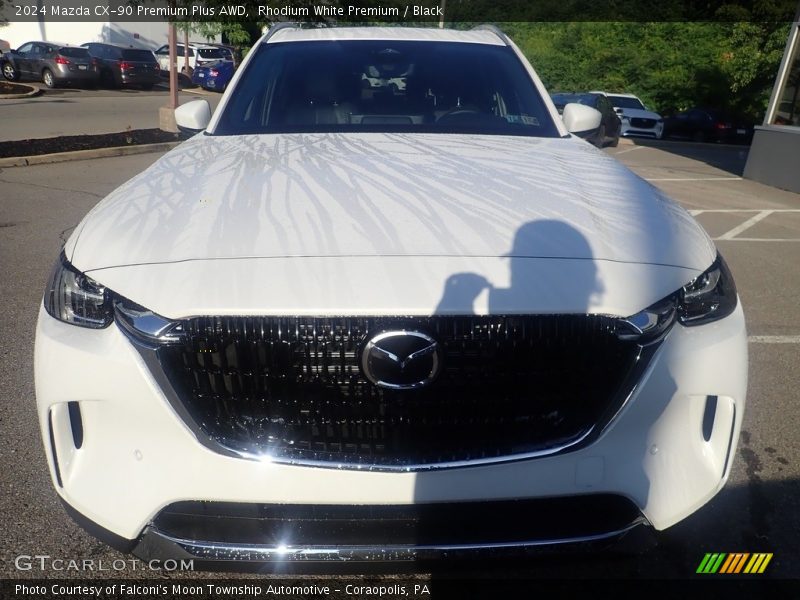 Rhodium White Premium / Black 2024 Mazda CX-90 Premium Plus AWD