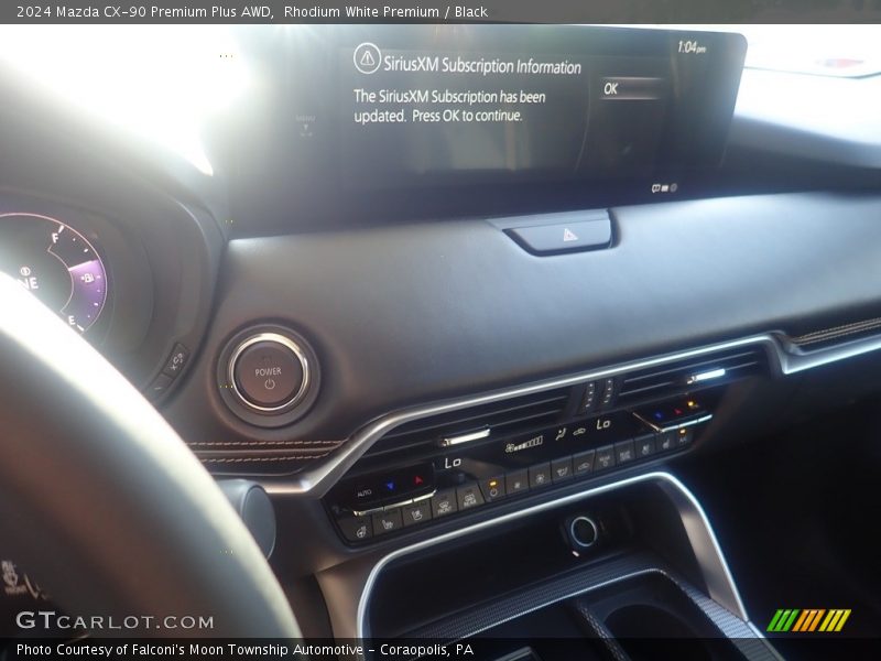 Rhodium White Premium / Black 2024 Mazda CX-90 Premium Plus AWD