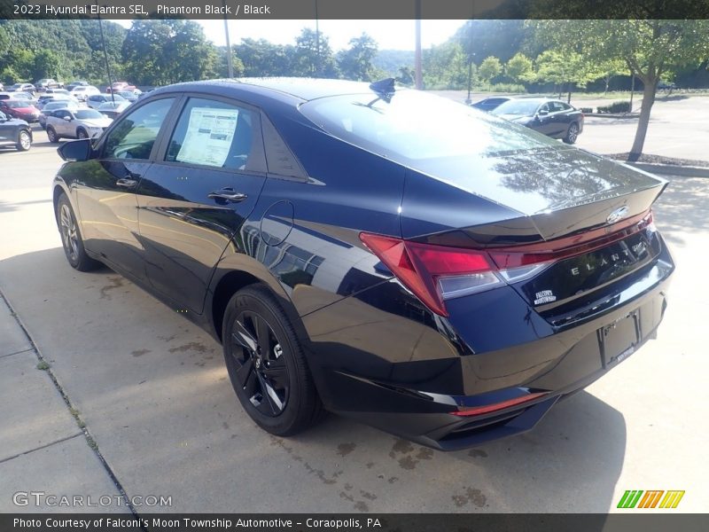 Phantom Black / Black 2023 Hyundai Elantra SEL