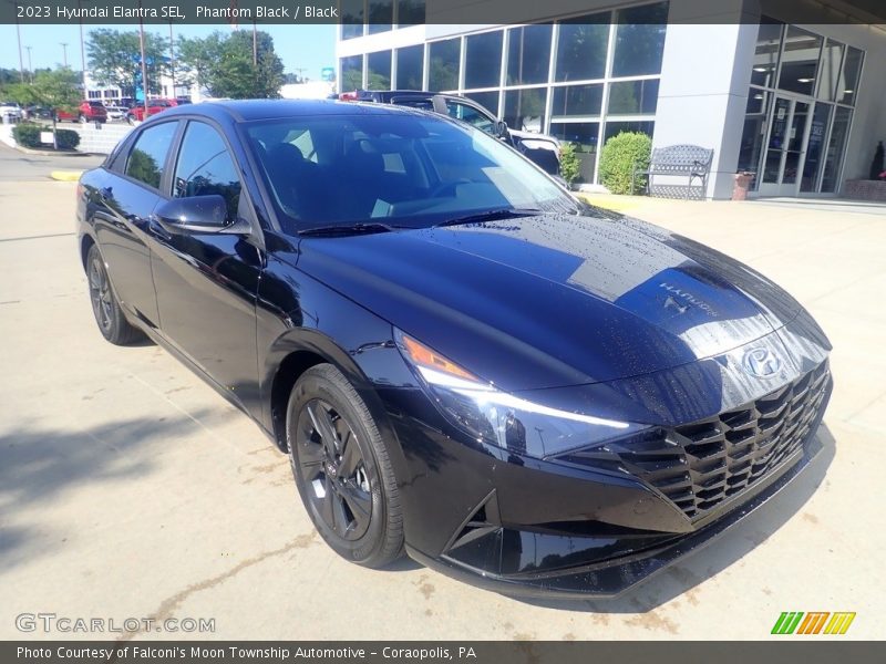 Phantom Black / Black 2023 Hyundai Elantra SEL