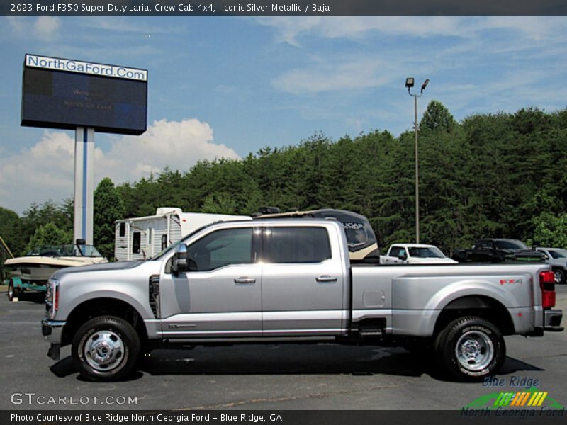  2023 F350 Super Duty Lariat Crew Cab 4x4 Iconic Silver Metallic