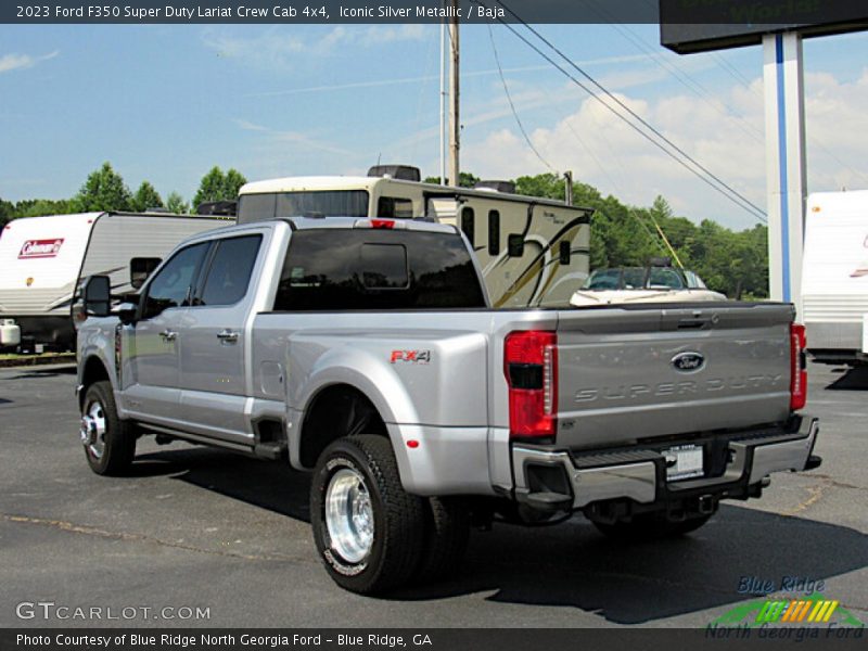 Iconic Silver Metallic / Baja 2023 Ford F350 Super Duty Lariat Crew Cab 4x4
