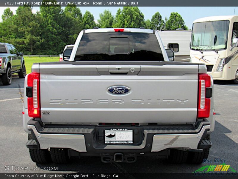 Iconic Silver Metallic / Baja 2023 Ford F350 Super Duty Lariat Crew Cab 4x4