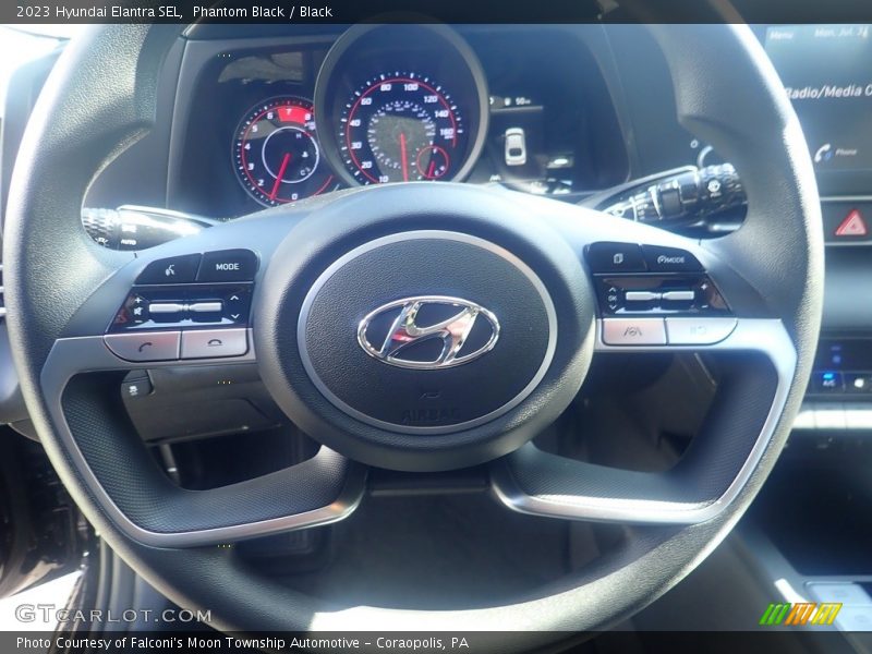 Phantom Black / Black 2023 Hyundai Elantra SEL