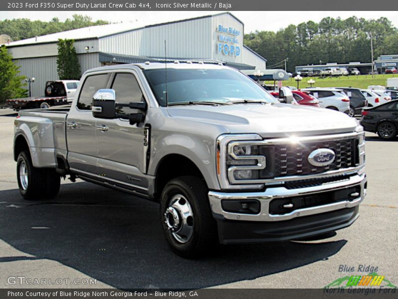 Iconic Silver Metallic / Baja 2023 Ford F350 Super Duty Lariat Crew Cab 4x4