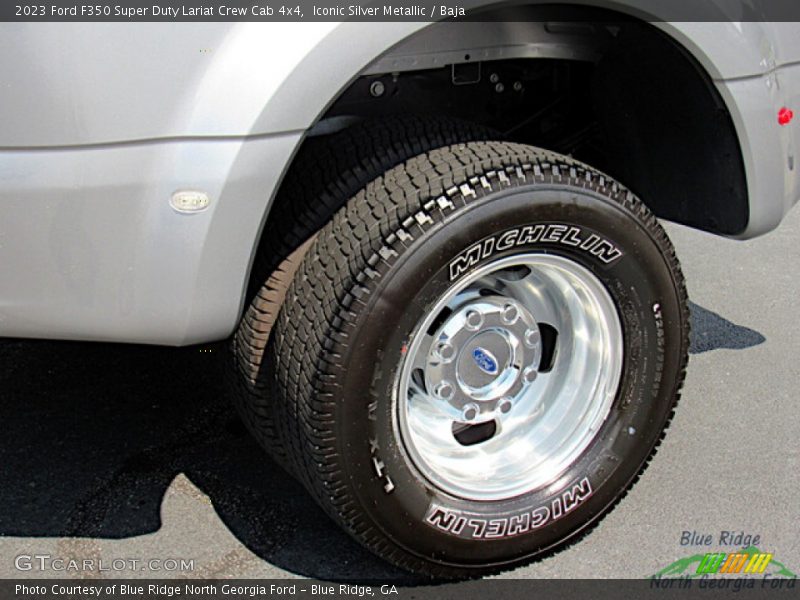 Iconic Silver Metallic / Baja 2023 Ford F350 Super Duty Lariat Crew Cab 4x4