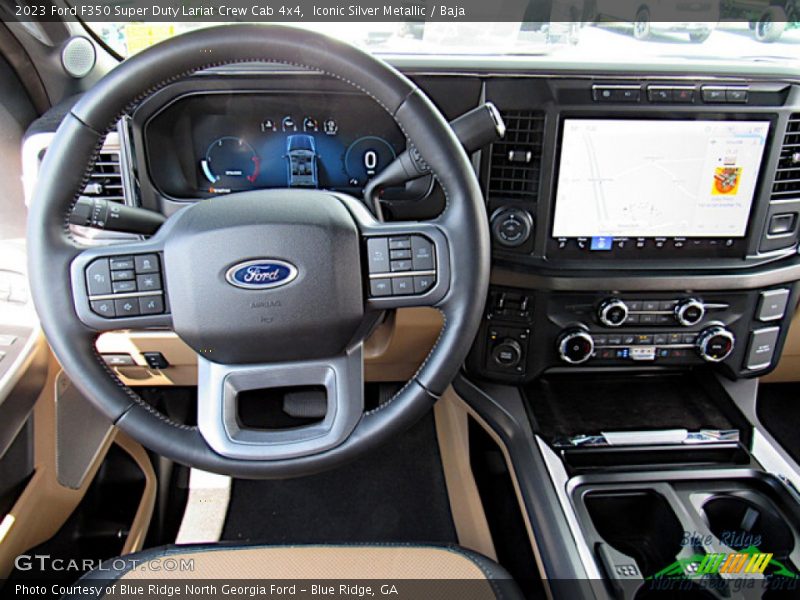 Iconic Silver Metallic / Baja 2023 Ford F350 Super Duty Lariat Crew Cab 4x4
