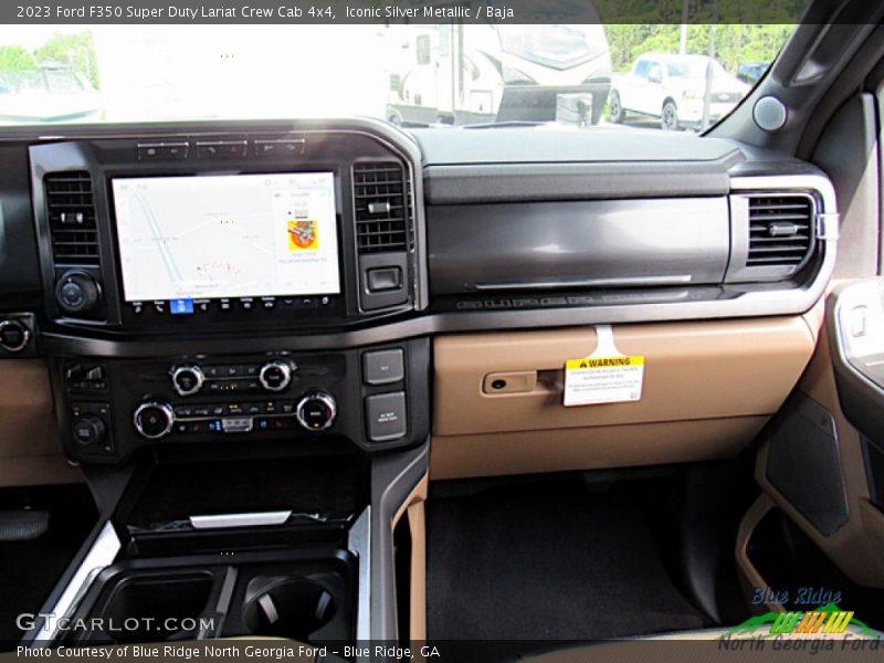 Iconic Silver Metallic / Baja 2023 Ford F350 Super Duty Lariat Crew Cab 4x4
