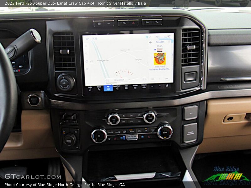 Iconic Silver Metallic / Baja 2023 Ford F350 Super Duty Lariat Crew Cab 4x4