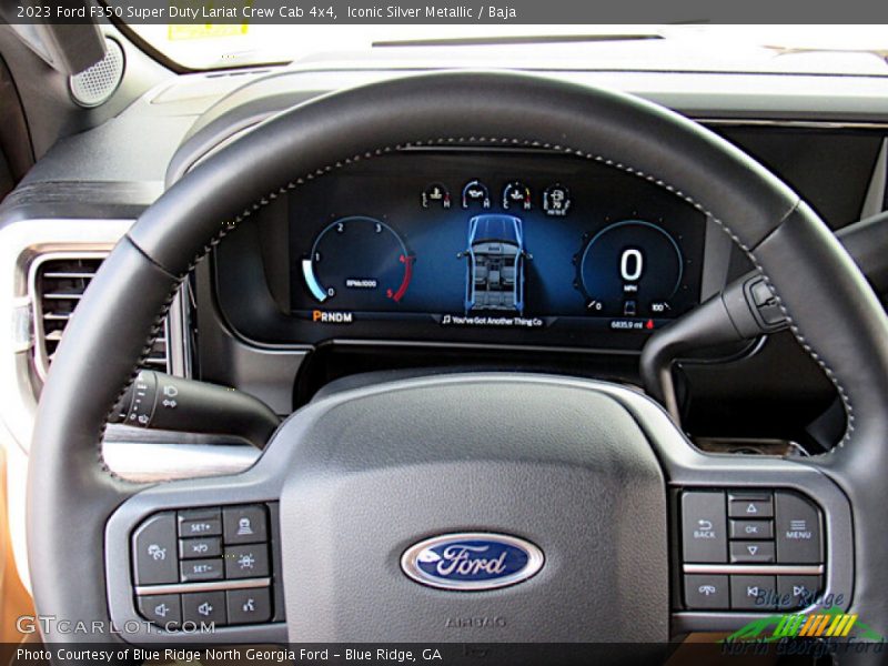 Iconic Silver Metallic / Baja 2023 Ford F350 Super Duty Lariat Crew Cab 4x4