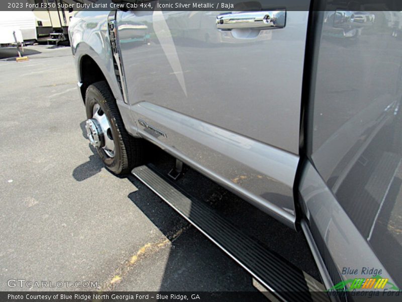 Iconic Silver Metallic / Baja 2023 Ford F350 Super Duty Lariat Crew Cab 4x4