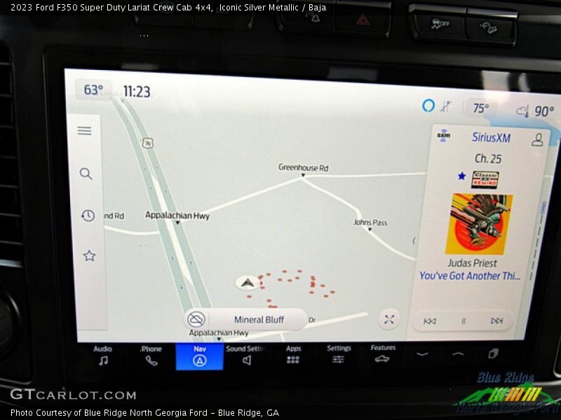 Iconic Silver Metallic / Baja 2023 Ford F350 Super Duty Lariat Crew Cab 4x4