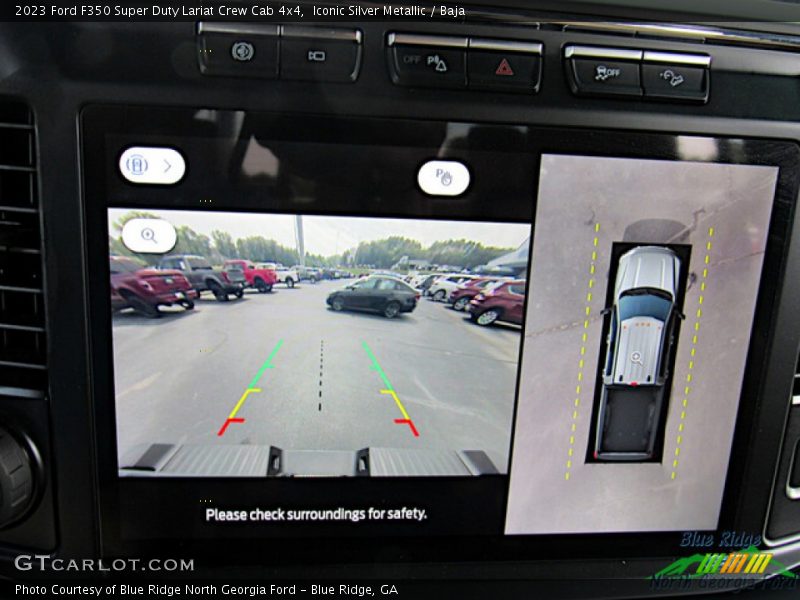 Iconic Silver Metallic / Baja 2023 Ford F350 Super Duty Lariat Crew Cab 4x4